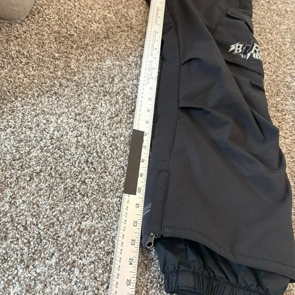 Burton Youth M Snowboard Pants Black Insulated Cargo Waterproof Ski Boys Girls